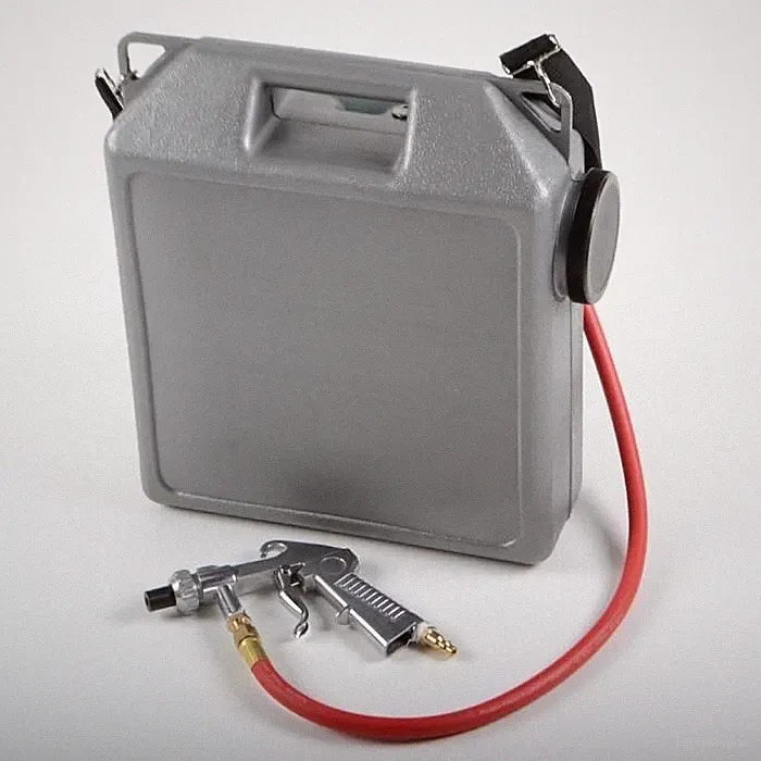 Air Powered Portable Sandblaster Kit | 30 lb Cap., 5 ft. Rubber Hose 2.5 Gallon