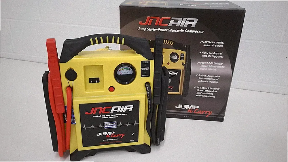 Clore Automotive Jump-N-Carry JNCAIR 1700 Amp Jump Starter with Air Compressor