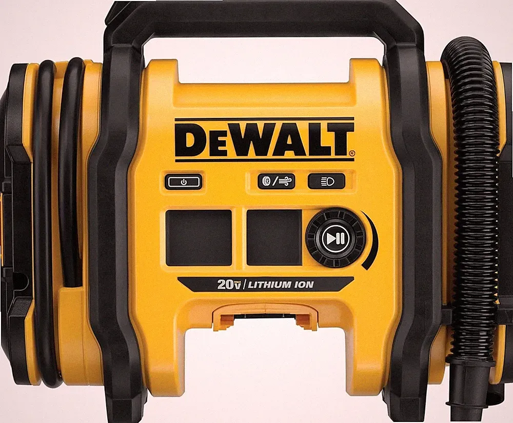 DEWALT 20V MAX Tire Inflator Portable Air Compressor Car Pump LED Light ToolOnly