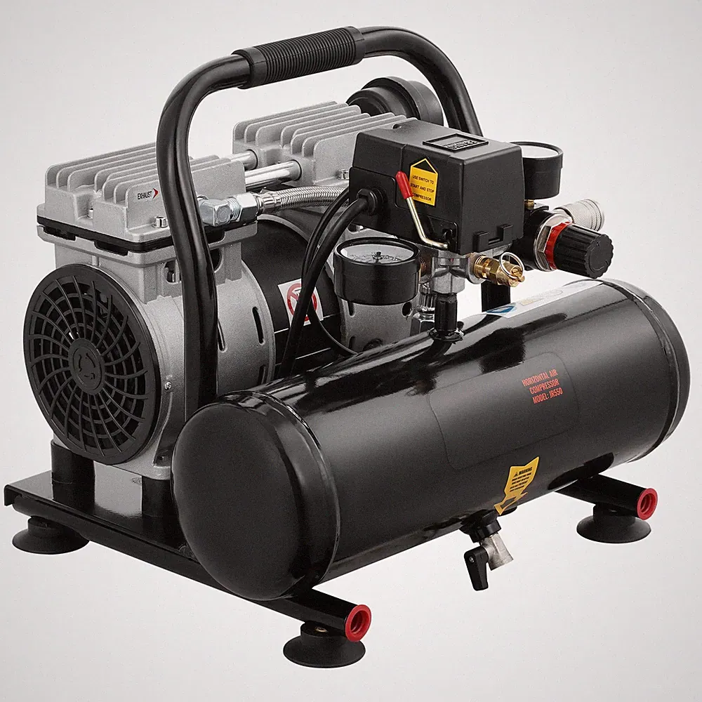 Uimoso 1 Gallon Air Compressor Compact Portable Oil Free Compressor 1HP 90PSI